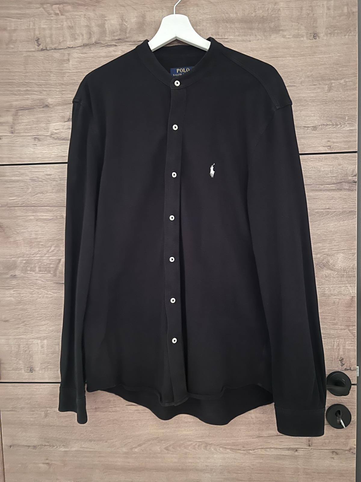 Chemise col officier noire Polo Ralph Lauren