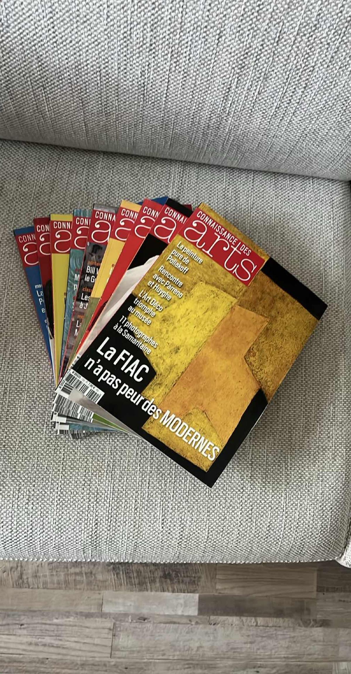 Lot de 8 magazines Connaissance des Arts (n° 720 à 728)